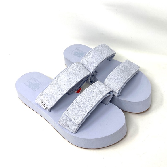 🔥HOT SALE🔥VANS Cayucas Mega Platform Gray Women’s Suede Sandals VN0A4U1XUNY - Picture 7 of 9